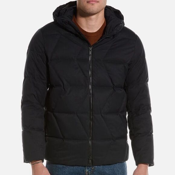 Theory Quinton jasper coat in black size large - Picture 3 of 5